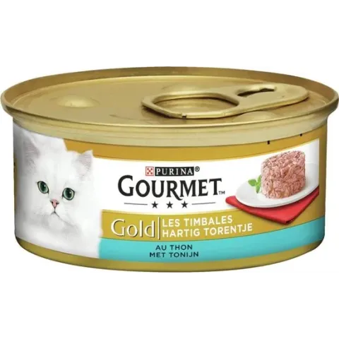 Gourmet Gold Hartig Torentje 85 g - Kattenvoer -