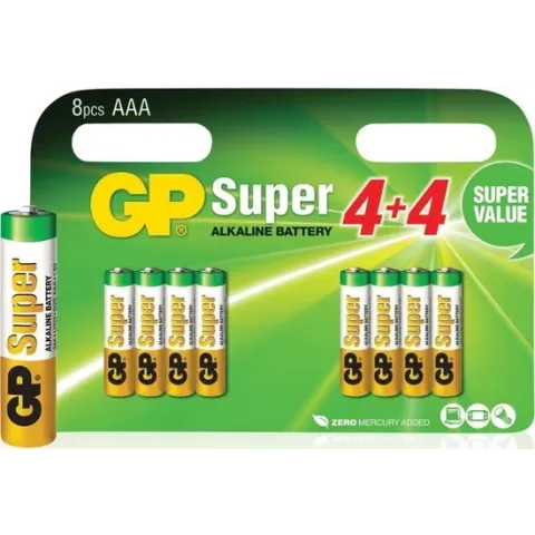 GP AAA Super Alkaline Batterijen