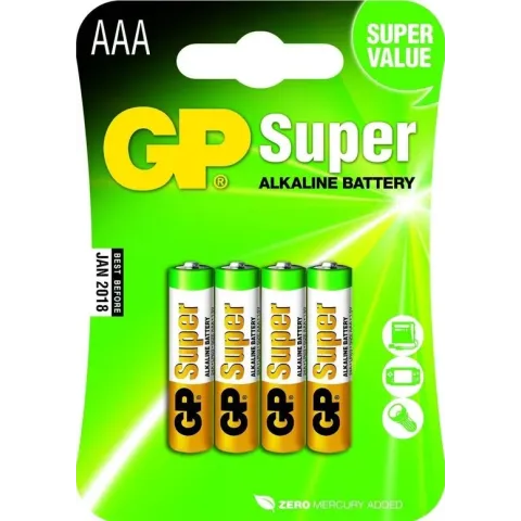 GP AAA Super Alkaline Batterijen