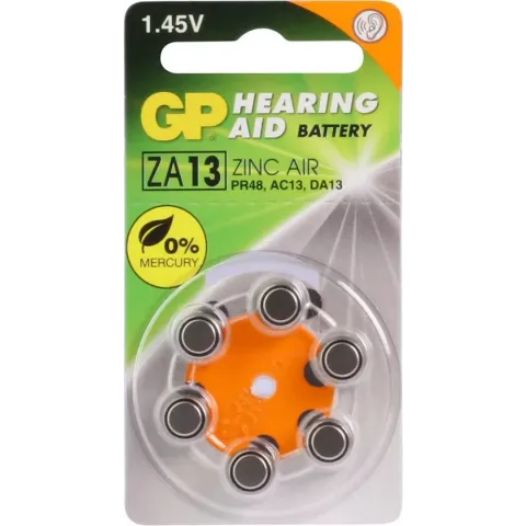 GP Batteries Hearing Aid ZA13 Single-use battery PR48 Zink-lucht 1,4 V