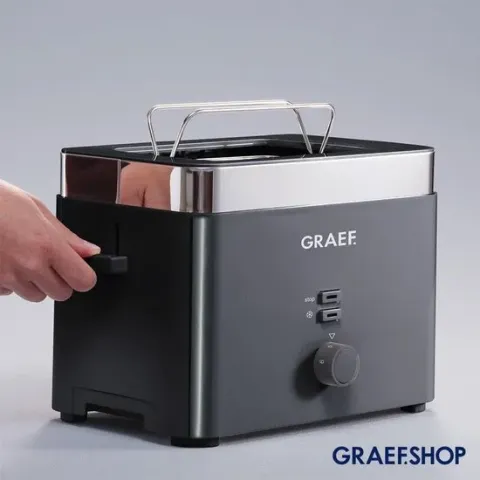 Graef Design Broodrooster TO62 met 4 verwarmingselementen 1000 Watt
