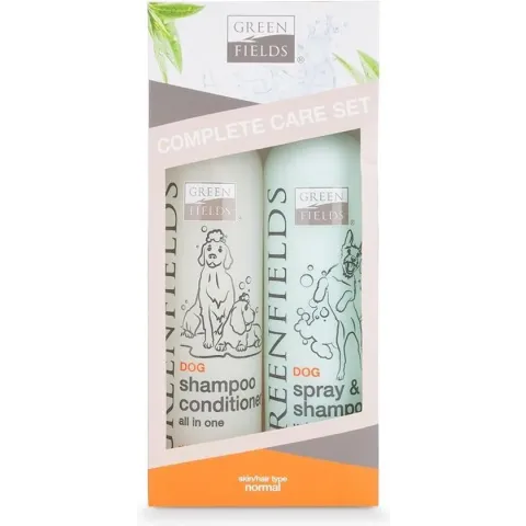 Greenfields Hondenshampoo - Complete Verzorgingsset - 2x250ml