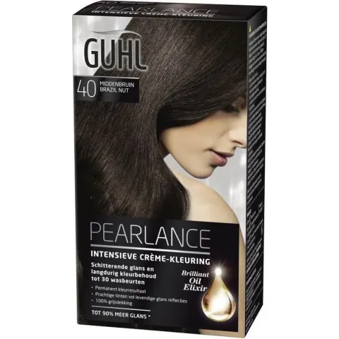 Guhl Pearlance Intensieve Crème-Haarkleuring 40 Middenbruin Brazil Nut