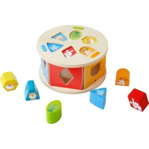 Haba Vormenstoof Dieren 20 Cm Junior Hout 7-delig