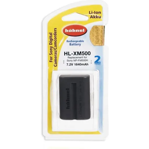 Hähnel HL-XM500 Li-Ion accu - Sony NP-FM500