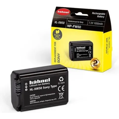 Hahnel HL-XW50, oplaadbare batterij - Sony NP-FW50