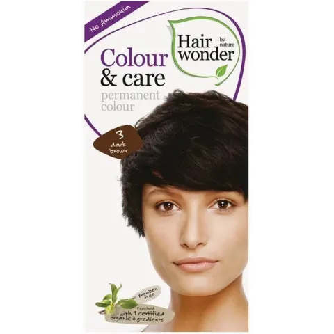 Hairwonder Colour & Care 3 - Dark Brown - Haarverf