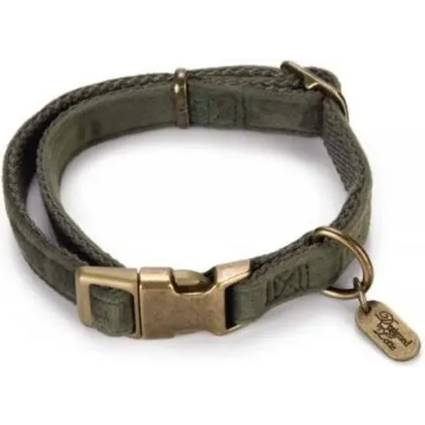 Halsband Velura Groen 35-50 cm x 20 mm