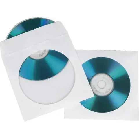 Hama 04751174 Cd-hoesjes - 100 stuks / Wit