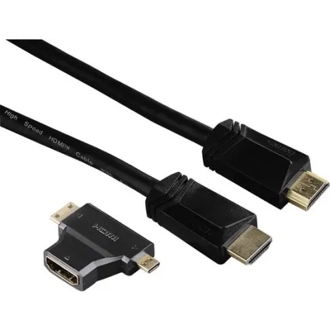 Hama Hdmi-Kabel 1,5M + 2 Adapters
