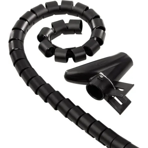 Hama 00020643 kabel beschermer Zwart