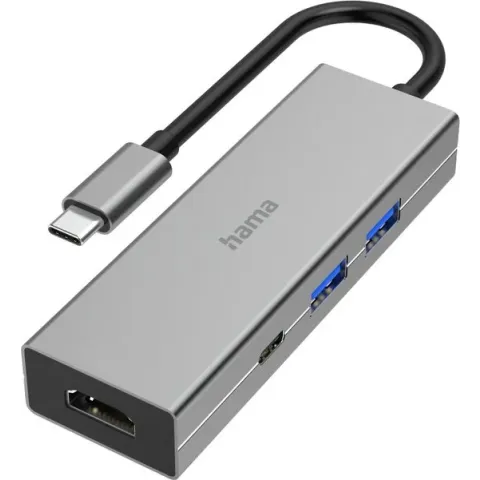 Hama USB-C-hub Multiport 4-poorts 2x USB-A USB-C HDMI™