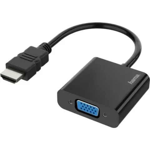 Hama Video-adapter, HDMI™-stekker - VGA-aansluiting, audio-aansl., Full-HD 1080p
