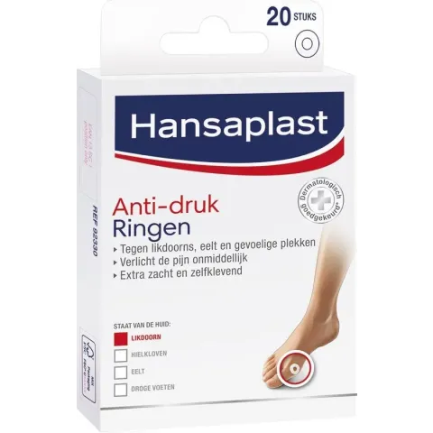 Hansaplast Anti-drukringen voor Likdoorns - 20 stuks