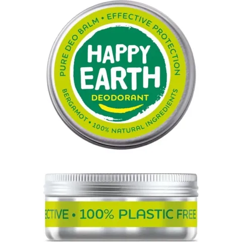 Happy Earth Pure Deodorant Balm Bergamot 45 gr - 100% natuurlijk