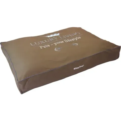 Happy-House Luxury Living Hondenkussen Taupe - Maat: S