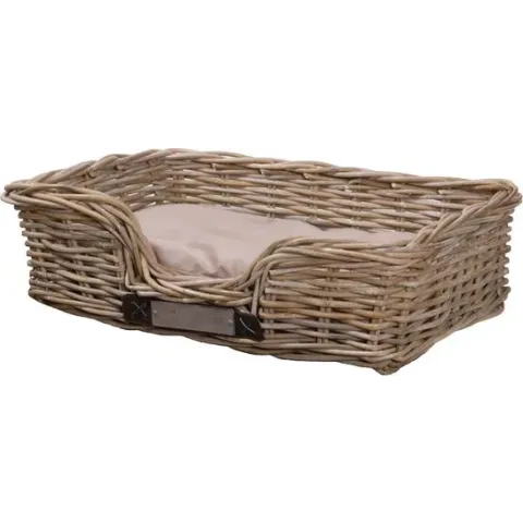 Happy-House Rieten Hondenmand -  L - 80 x 60 cm