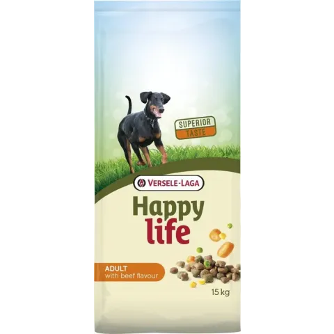 Happy Life Adult Hondenvoer - Beef 15kg