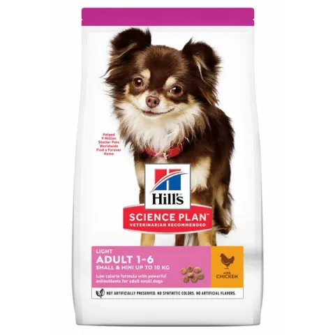Hill's Canine Adult Light Small & Mini Kip - Hondenvoer - 1.5 kg