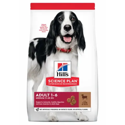 Hill's Canine Adult Medium Lam - Hondenvoer - 18 kg