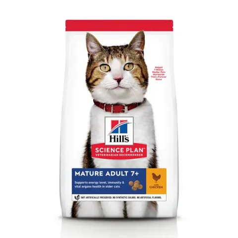 Hill's Feline Mature Adult Kip - Kattenvoer - 1.5 kg
