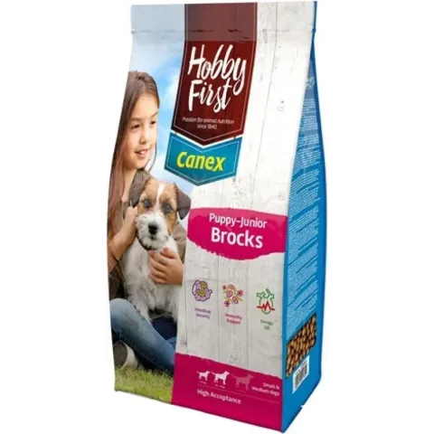 Hobbyfirst canex puppy/junior brocks hondenvoer 3 kg