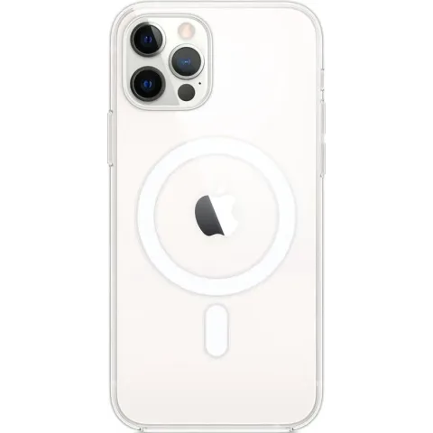 Hoesje met MagSafe voor iPhone 12 (Pro) - Transparant