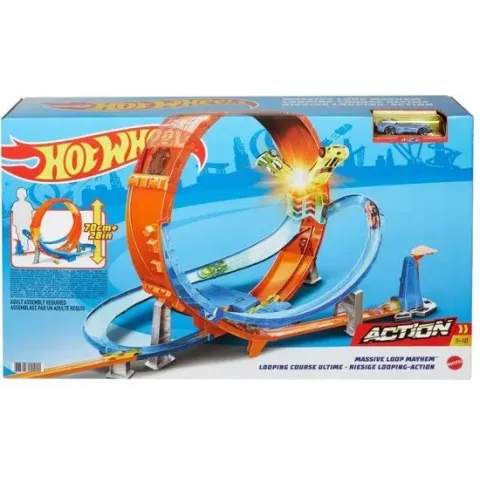 Hot Wheels Action Wervelende Looping - Racebaanset