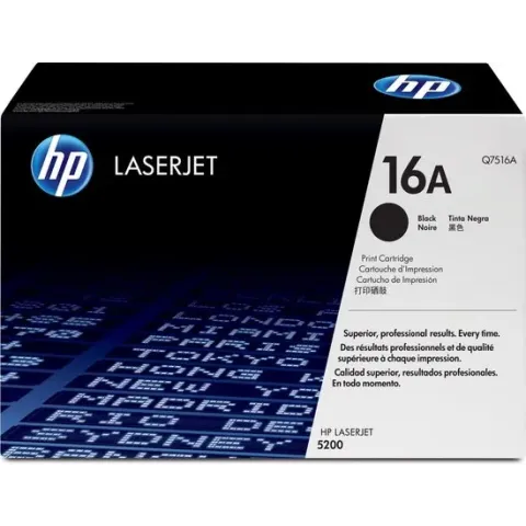 HP 16A - Tonercartridge / Zwart