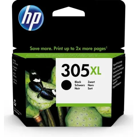 HP 305XL - High Yield Black Original Ink Cartridge - Zwart