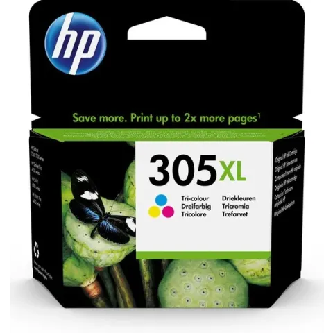 HP 305XL High Yield Tri-color Original Ink Cartridge - Drie kleuren