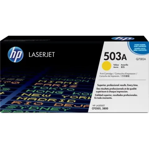 HP 503A - Tonercartridge / Geel