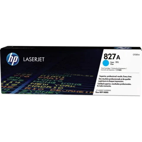 HP 827A - Tonercartridge / Cyaan