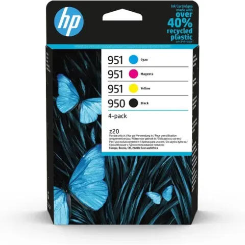 HP 950/951 Origineel Zwart, Cyaan, Magenta, Geel 4 stuk(s)