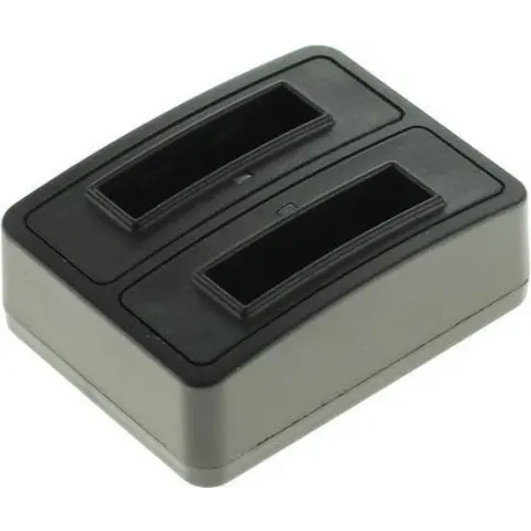 Huismerk Duo oplader voor 2 camera accu's Pentax D-Li68 en D-Li22