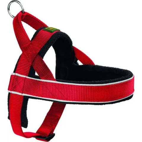 Hunter Harnas Norweger Racing Nylon - Small - 42-53x2.0x2 cm - Rood/Zwart