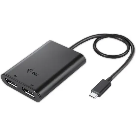 i-tec C31DUAL4KDP USB grafische adapter 3840 x 2160 Pixels Zwart