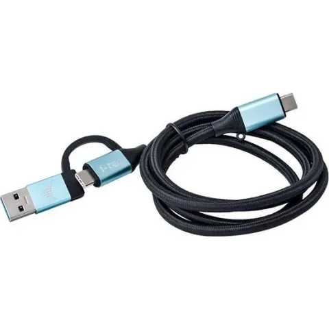 i-tec C31USBCACBL USB-kabel 1 m 3.2 Gen 1 (3.1 Gen 1) USB C Zwart, Blauw