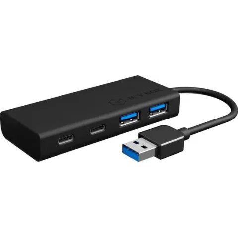 ICY BOX IB-HUB1426-U3 USB 3.0 Hub Type-A zu 2x Type-Cª und 2x Type-A USB AnschlŸssen