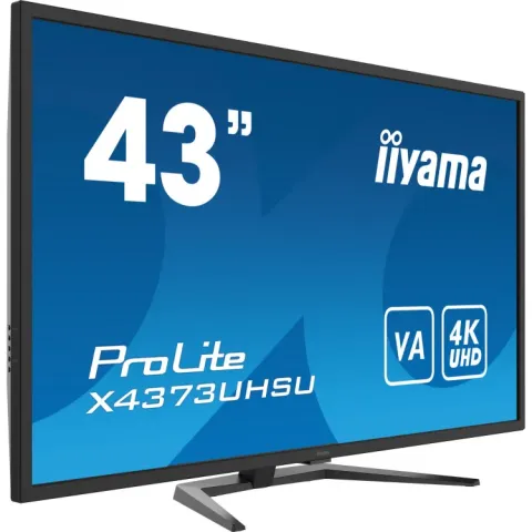 iiyama ProLite X4373UHSU-B1 4K Ultra HD, HDMI, DisplayPort, USB, Audio