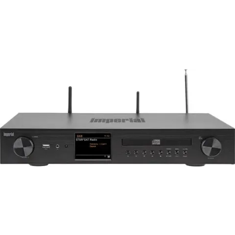 Imperial DABMAN i550CD Netwerk stereo-receiver 2x42 W Zwart Bluetooth, DAB+, Internetradio, USB, WiFi