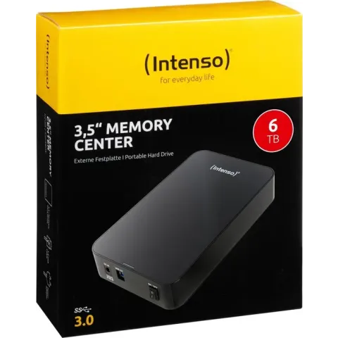 Intenso Memory Center externe harde schijf 6000 GB Zwart