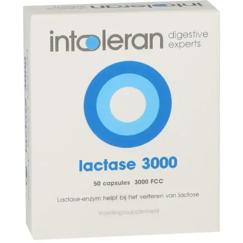 Intoleran Lactase 3000 - 50 capsules - Enzympreparaat