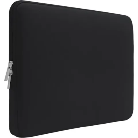 Ixen Laptophoes 13 inch Zwart - Sleeve met ritssluiting - SoftTouch - Past perfect voor een MacBook 13 inch