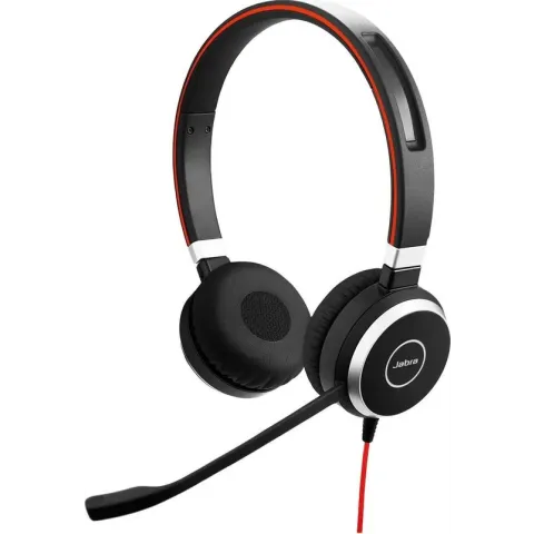 Jabra Evolve 40 MS Stereo USB-C Headset Bedraad Hoofdband Kantoor/callcenter USB Type-C Zwart