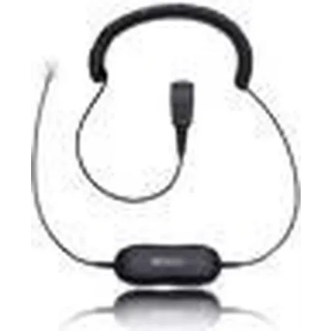 Jabra GN1200 smartcord coiled for connecting wired headsets to deskphone
