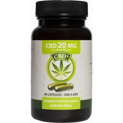 Jacob Hooy CBD 20mg 60 capsules
