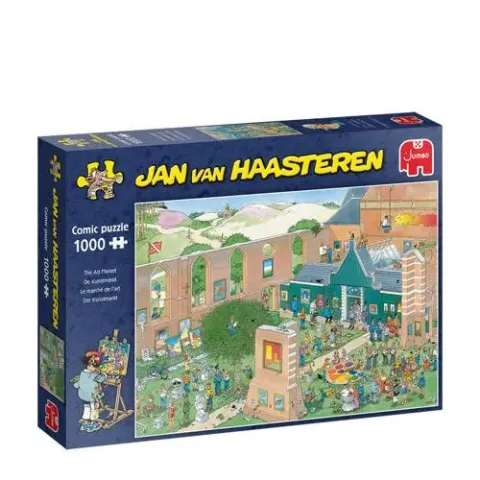 Jan van Haasteren de Kunstmarkt legpuzzel 1000 stukjes