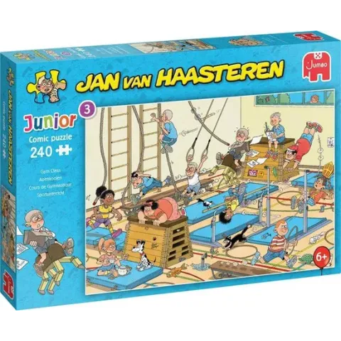Jan van Haasteren Junior Apenkooien puzzel - 240 stukjes - Kinderpuzzel