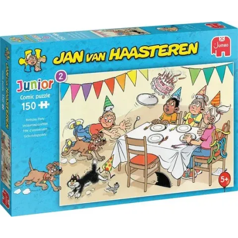 Jan van Haasteren Junior Verjaardagspartijtje puzzel - 150 stukjes - Kinderpuzzel